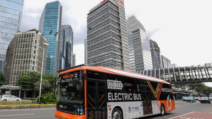 20 bus listrik Transjakarta