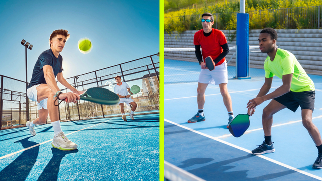 tenis vs padel vs pickleball